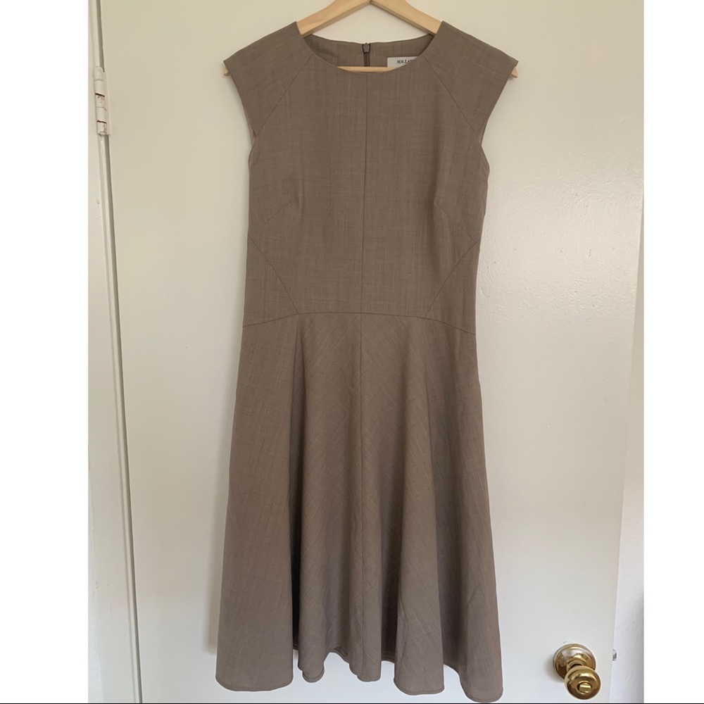 M.M. LaFleur Light Wool Dress